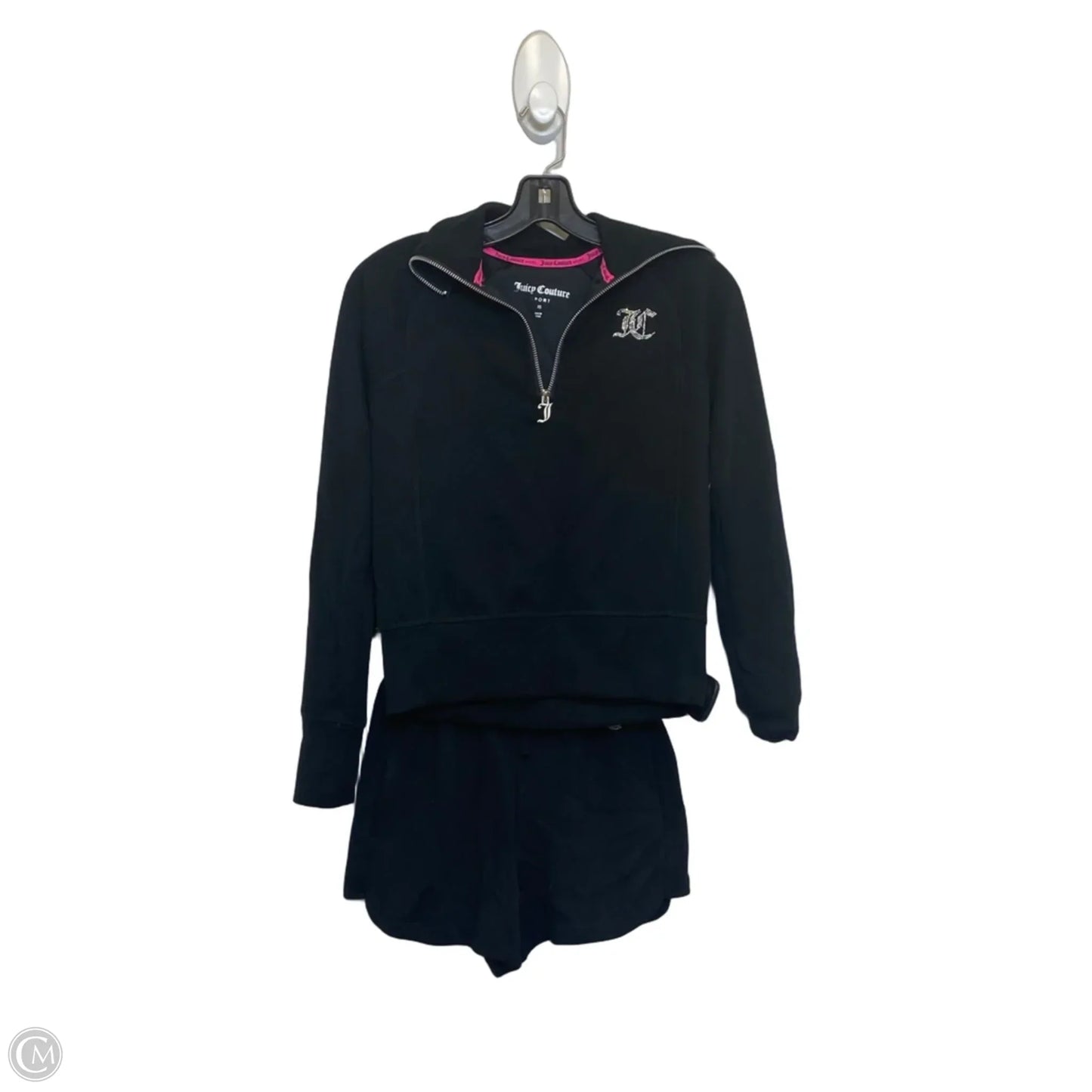 Lounge Set Shorts By Juicy Couture In Black, Size: Xs