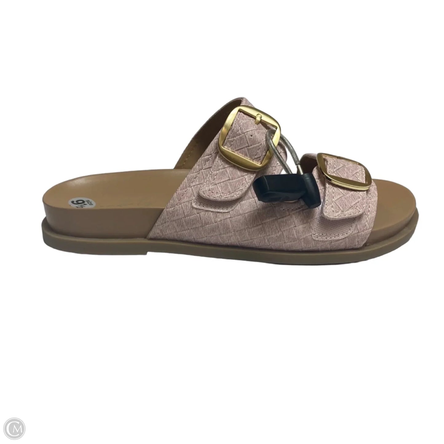 Sandals Flats By Wonderly In Pink, Size: 9.5