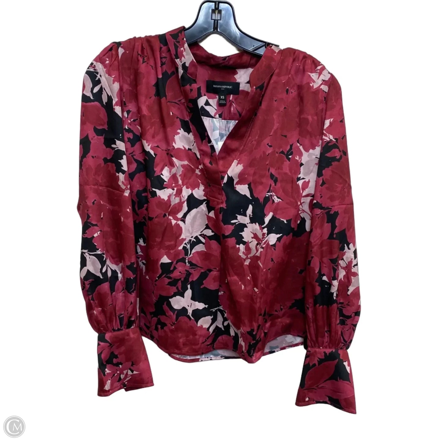Top Long Sleeve By Banana Republic In Pink, Size: Xs