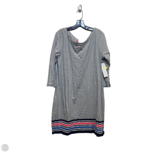 Dress Designer By Lilly Pulitzer In Blue & White, Size: Xl