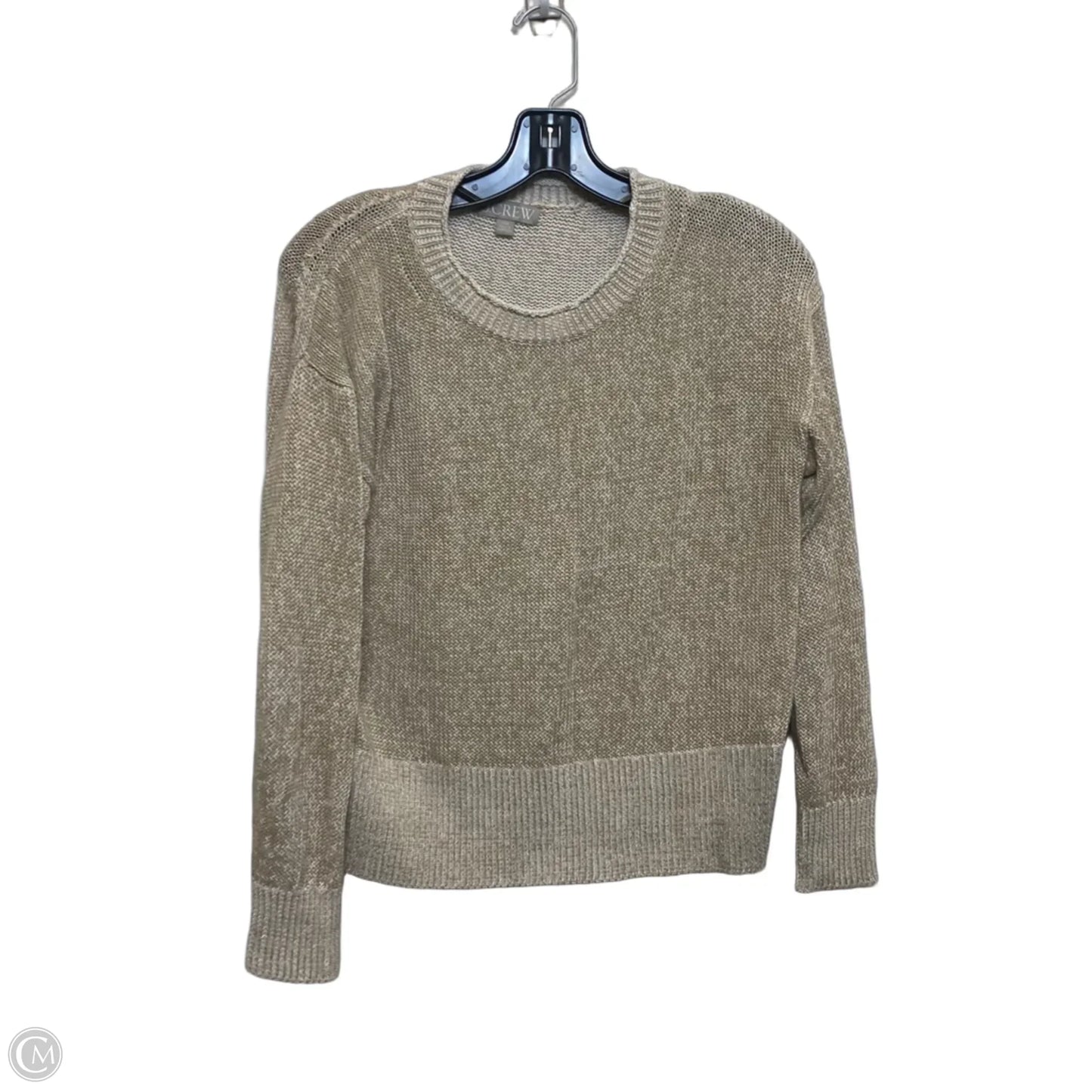 Sweater By J. Crew In Cream & Tan, Size: Xxs