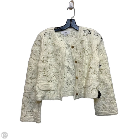 Sweater Cardigan By Cece In Cream, Size: Xs