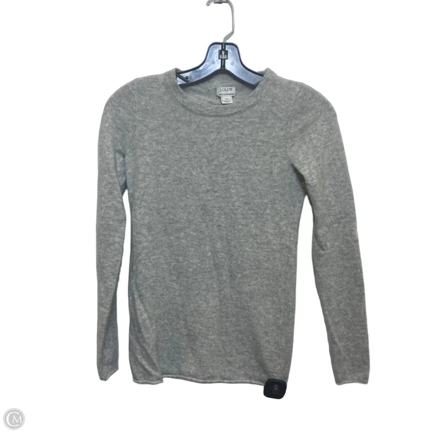 Sweater Cashmere By J. Crew In Grey, Size: Xxs