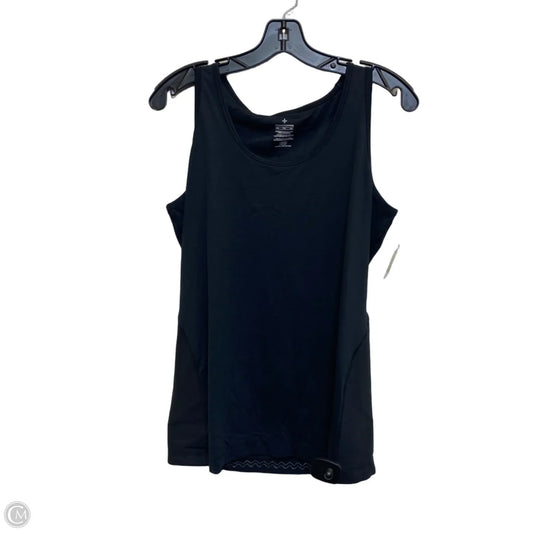 Athletic Tank Top By Tommy Copper In Black, Size: 2x