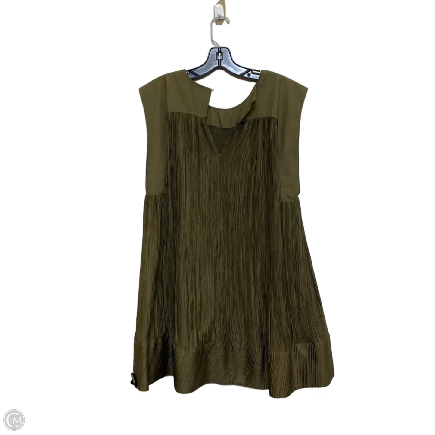 Dress Casual Short By Anthropologie In Green, Size: Xs