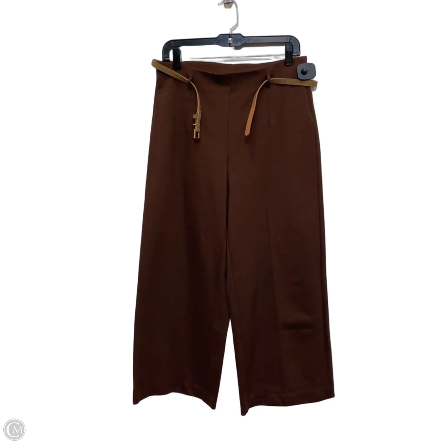 Pants Cropped By Jules & Leopold In Brown, Size: S