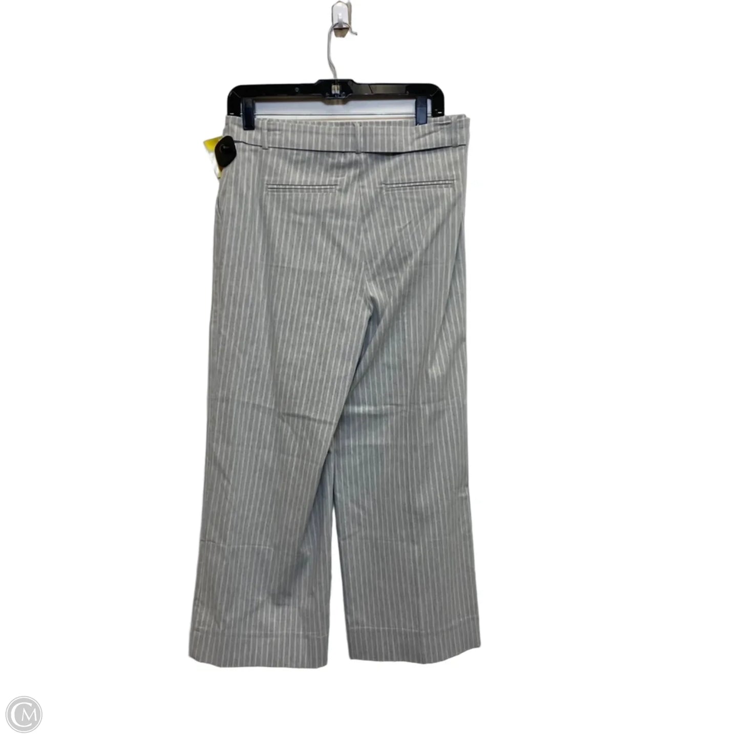 Pants Cropped By Haven & Blair In Grey & White, Size: S