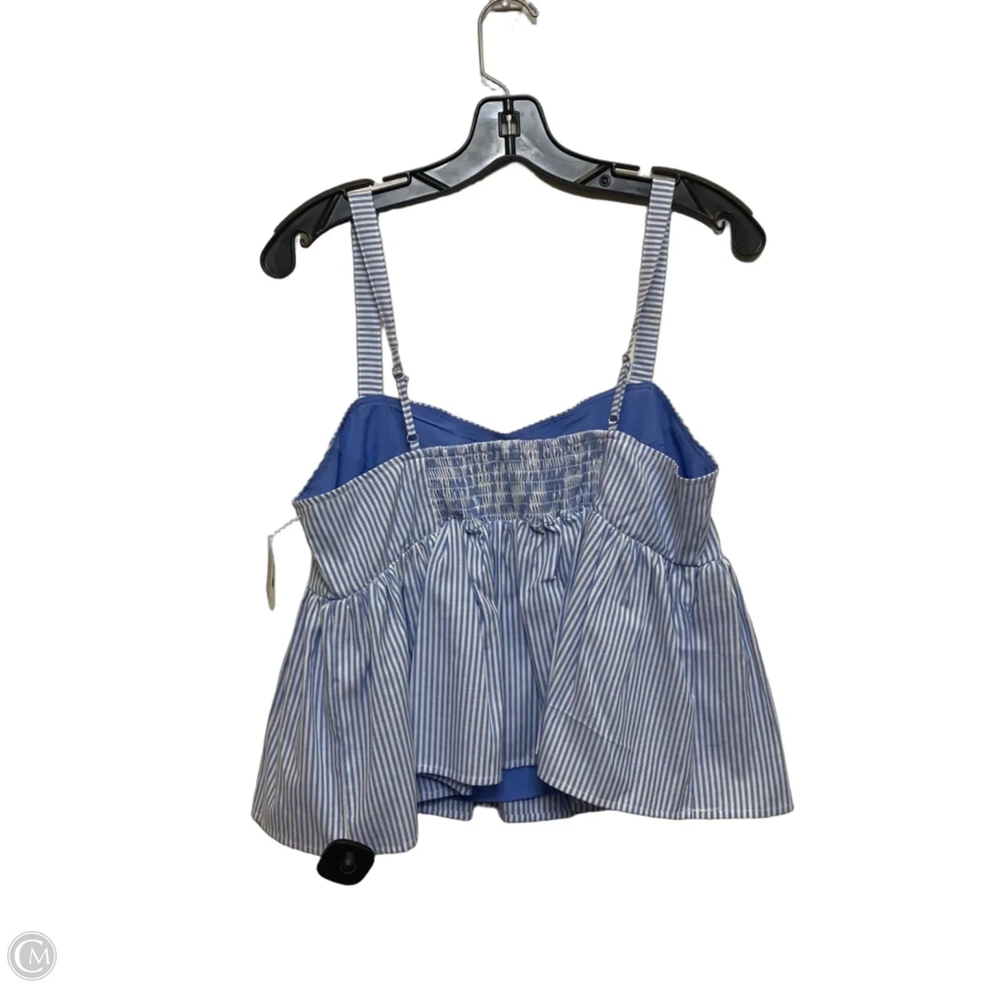 Top Sleeveless By Altard State In Blue & White, Size: M