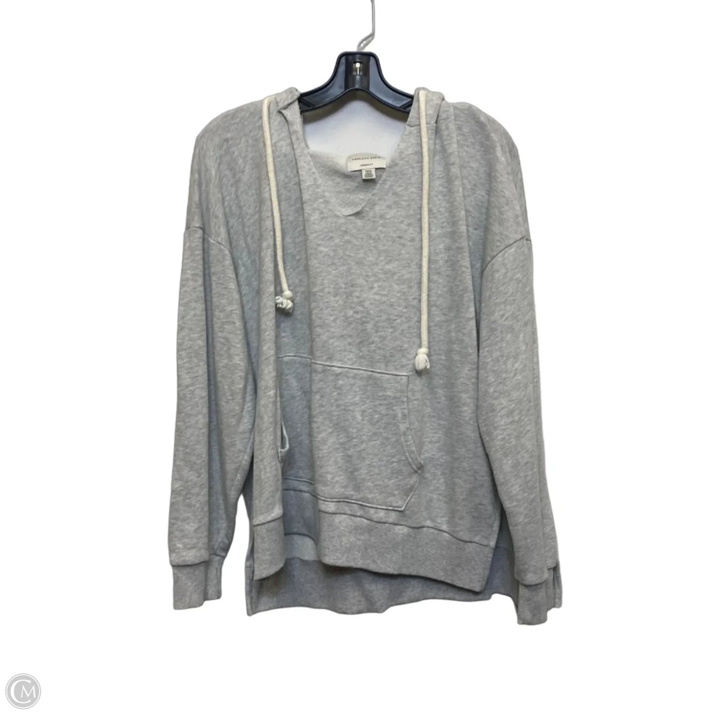 Sweatshirt Hoodie By American Eagle In Grey, Size: S