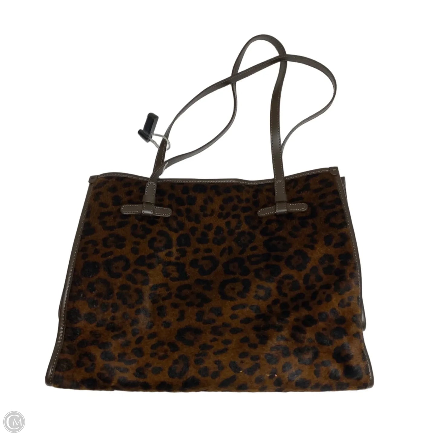 Handbag Leather By Divina Firenze, Size: Medium