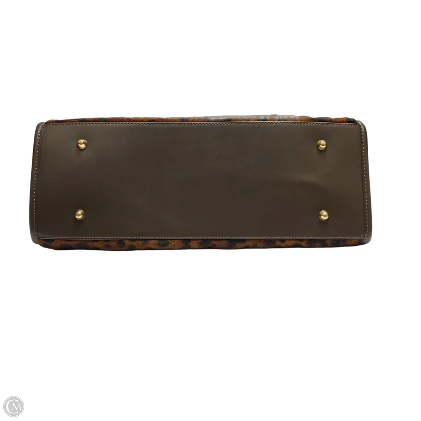 Handbag Leather By Divina Firenze, Size: Medium