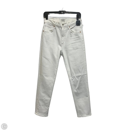 Jeans Designer By Citizens Of Humanity In Cream Denim, Size: 4