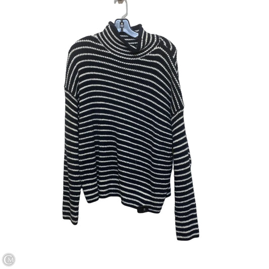 Sweater By Time And Tru In Blue & White, Size: 2x