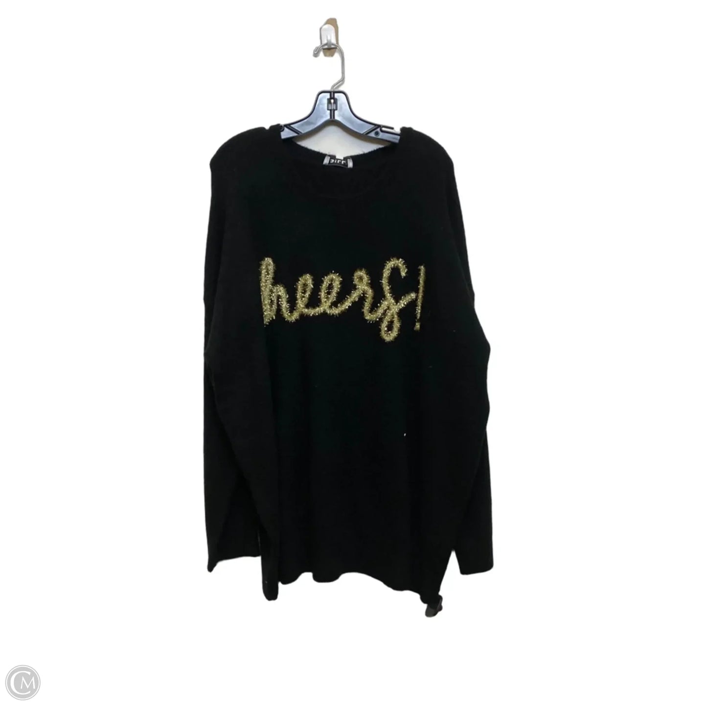 Sweater By Gilli In Black, Size: 3x