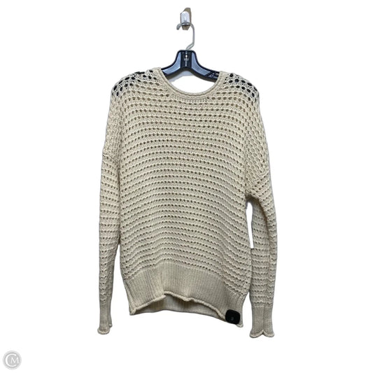 Sweater Designer By Vineyard Vines In Cream, Size: M