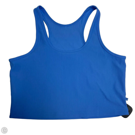 Athletic Tank Top Designer By Lululemon In Blue, Size: L