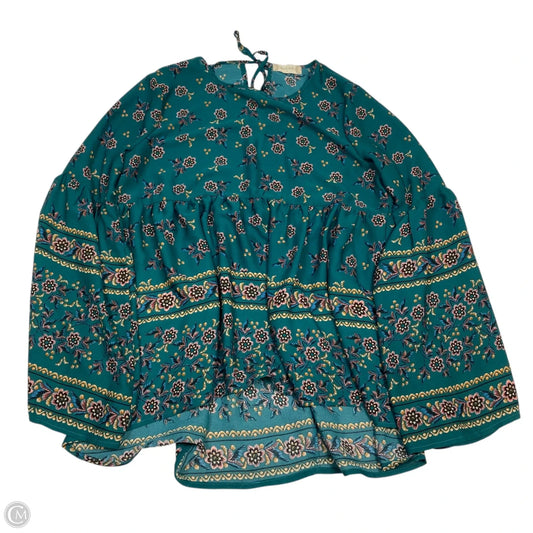 Top Long Sleeve By Altard State In Green, Size: S