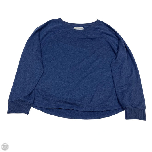 Top Long Sleeve By Live Love Lounge In Blue, Size: Xl