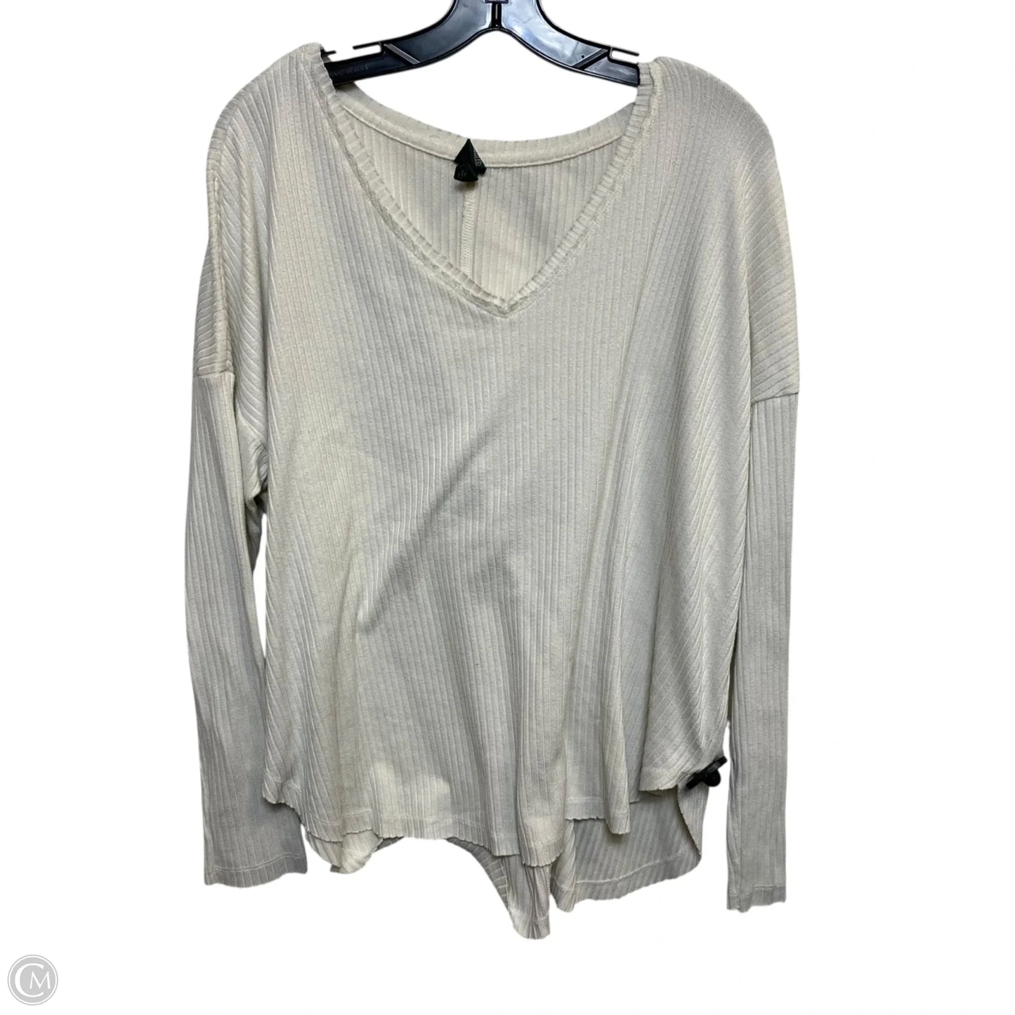 Top Long Sleeve By Wild Fable In Cream, Size: Xl