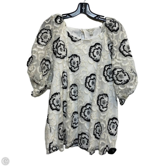 Top Long Sleeve By Cato In Cream, Size: 3x