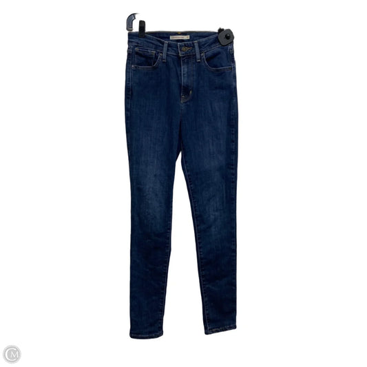 Jeans Skinny By Levis In Blue Denim, Size: 2