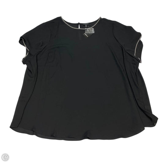 Top Short Sleeve By Torrid In Black, Size: 4x
