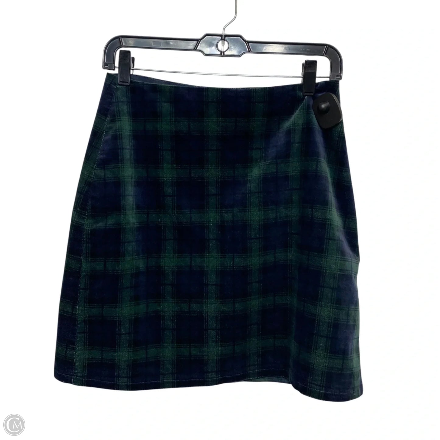 Skirt Mini & Short By Loft In Plaid Pattern, Size: Xs