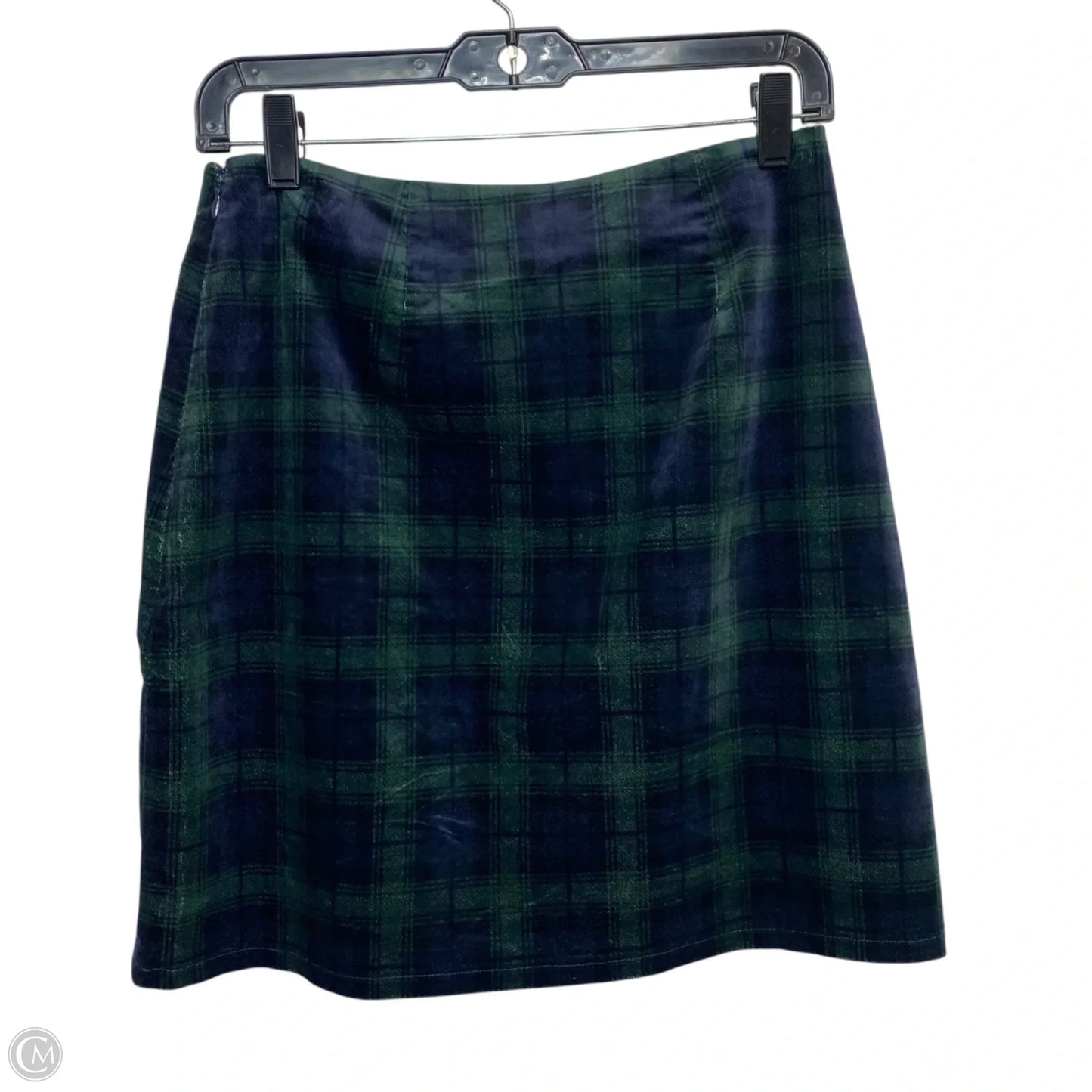 Skirt Mini & Short By Loft In Plaid Pattern, Size: Xs