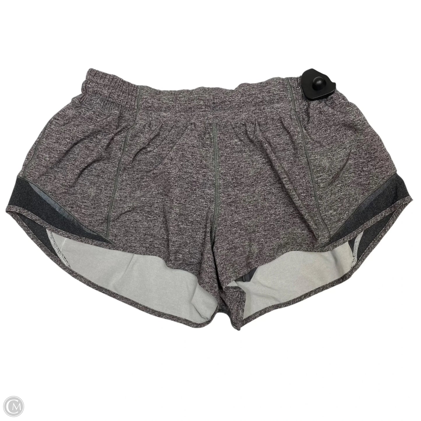 Athletic Shorts Designer By Lululemon In Grey, Size: M