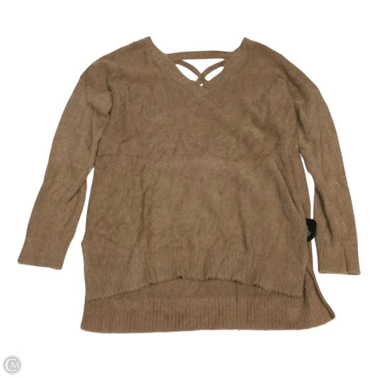 Sweater By Pink Rose In Brown, Size: L