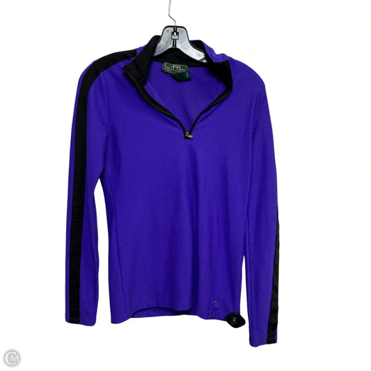 Athletic Jacket By Ralph Lauren In Purple, Size: S