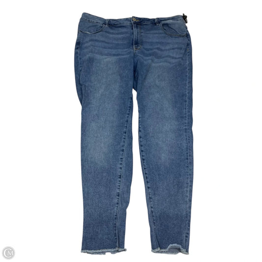 Jeans Skinny By Maurices In Blue, Size: 22