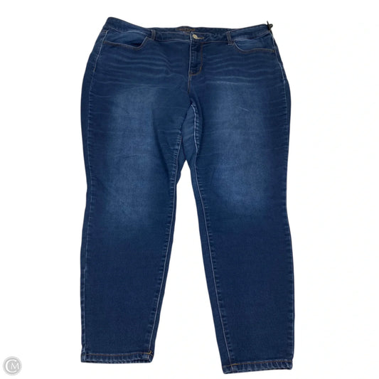 Jeans Skinny By Maurices In Blue, Size: 22