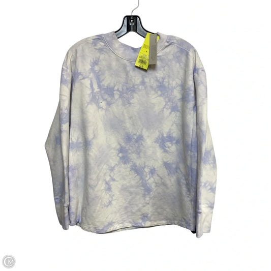 Athletic Sweatshirt Crewneck By All In Motion In Purple & White, Size: S