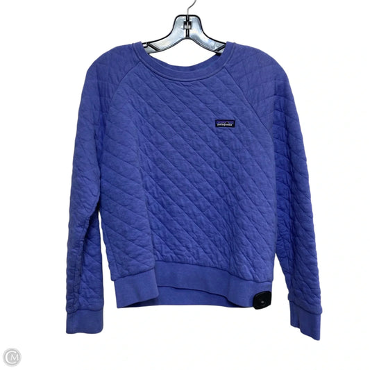 Sweatshirt Crewneck By Patagonia In Purple, Size: M