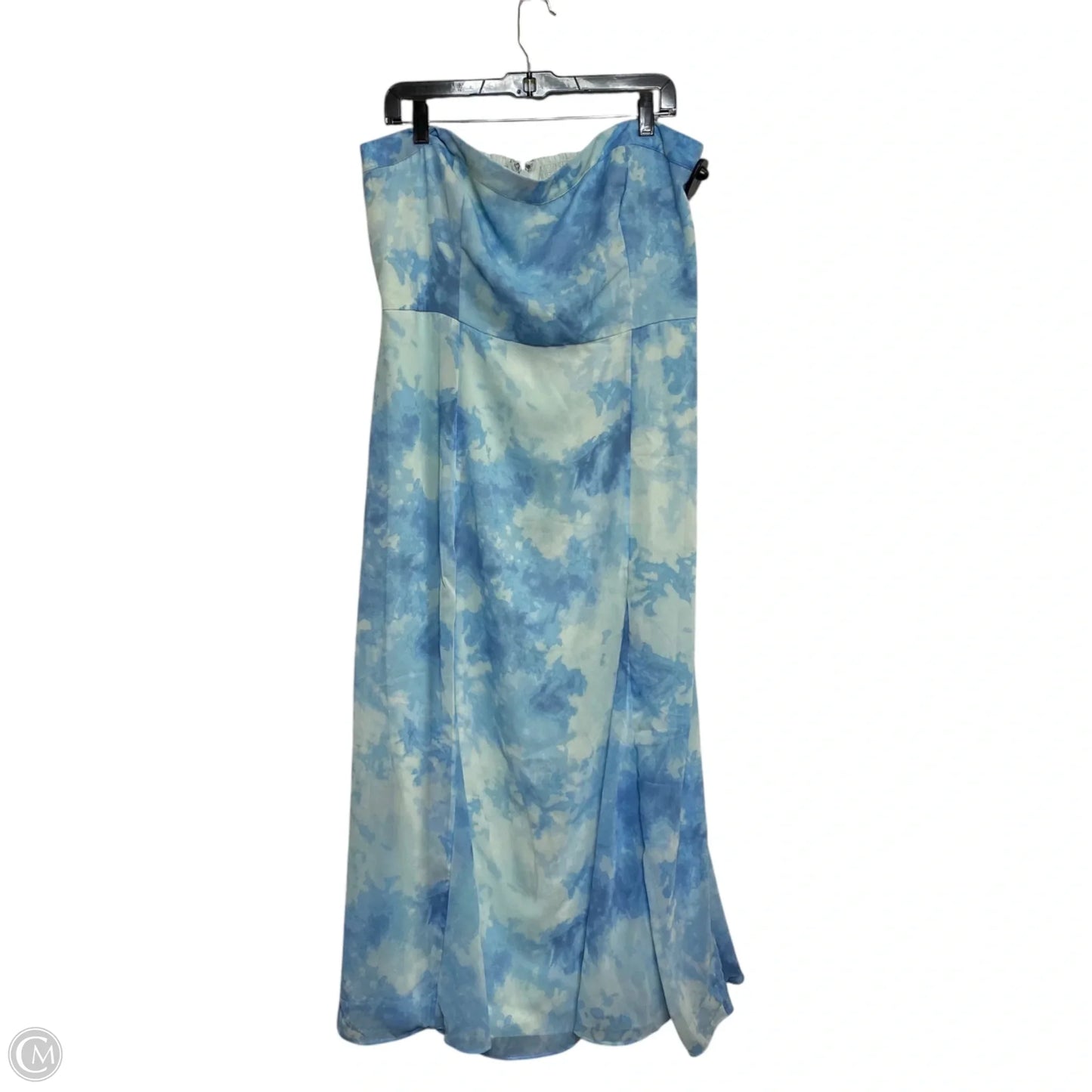Dress Party Midi By Abercrombie And Fitch In Blue, Size: Xl