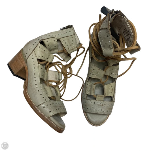 Sandals Designer By Freebird In Grey, Size: 7