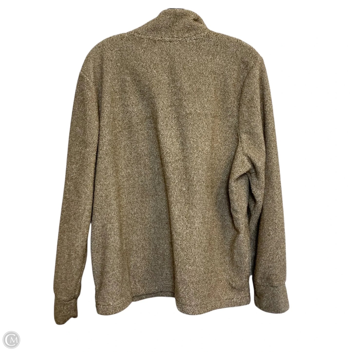 Sweatshirt Collar By Eddie Bauer In Tan, Size: Xl