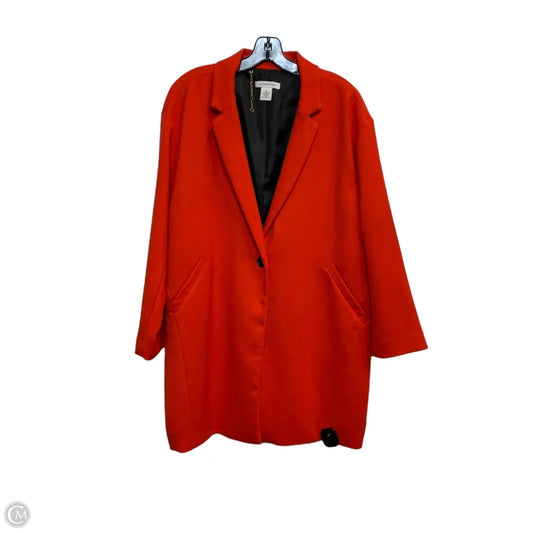 Blazer By Liz Claiborne In Orange, Size: L