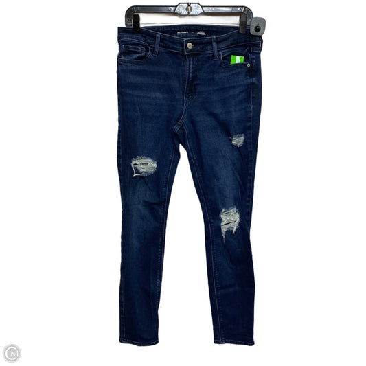 Jeans Skinny By Old Navy In Blue, Size: 10