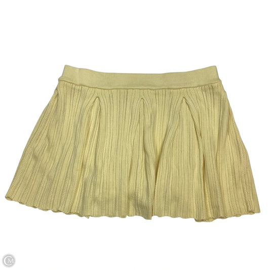 Skirt Mini & Short By Hippie Rose In Yellow, Size: Xl