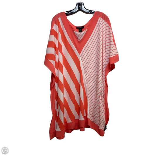 Top Short Sleeve By Lane Bryant In Pink, Size: 4x