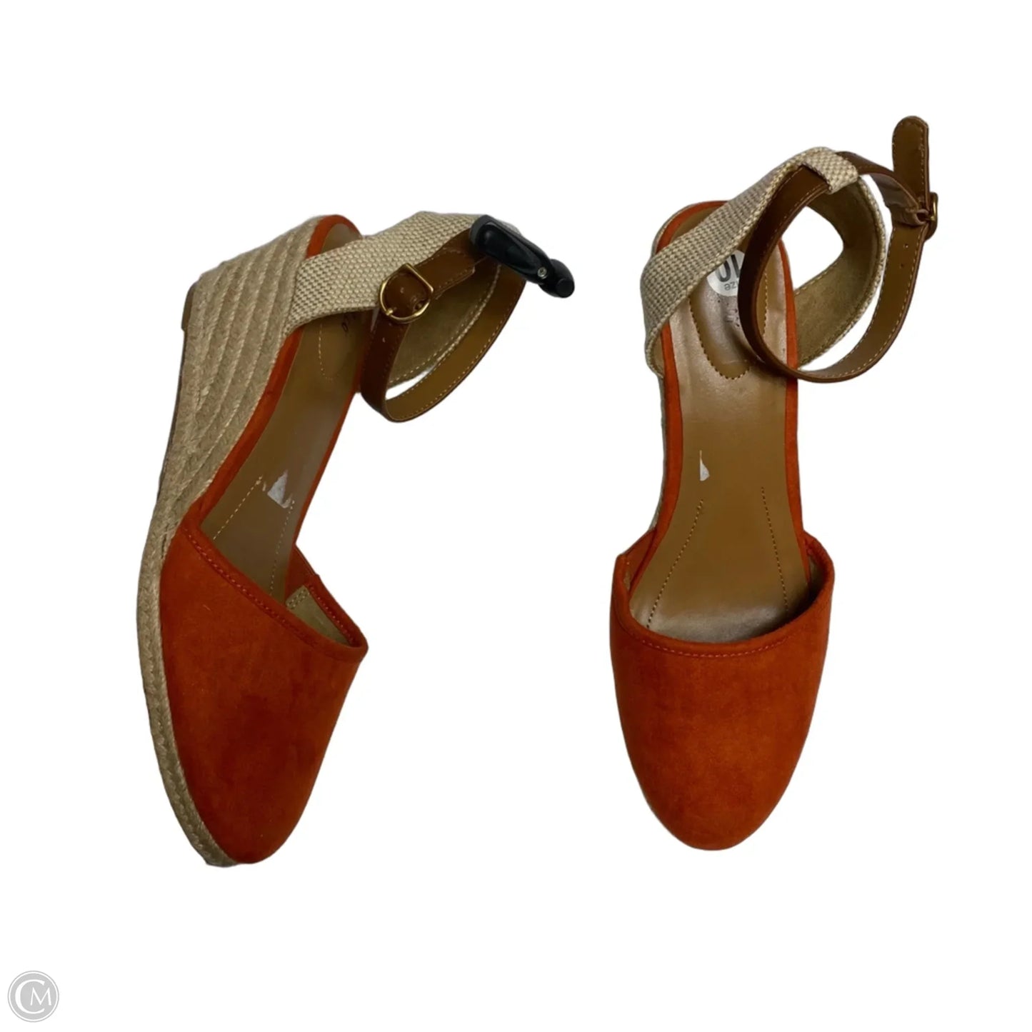 Shoes Heels Wedge By Style And Co Collection Women In Orange, Size: 10