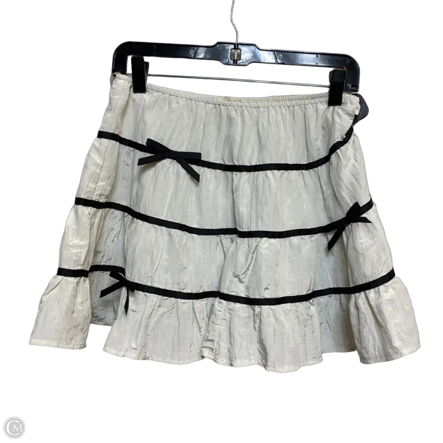 Skirt Mini & Short By Illa Illa In White, Size: S