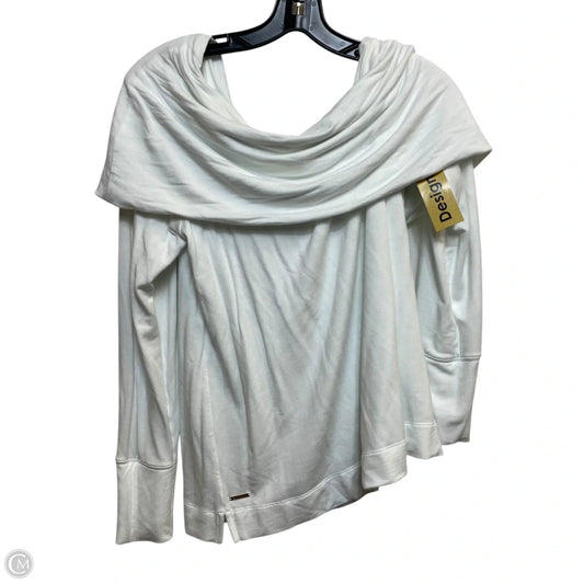 Top Long Sleeve Designer By Lilly Pulitzer In White, Size: Xl