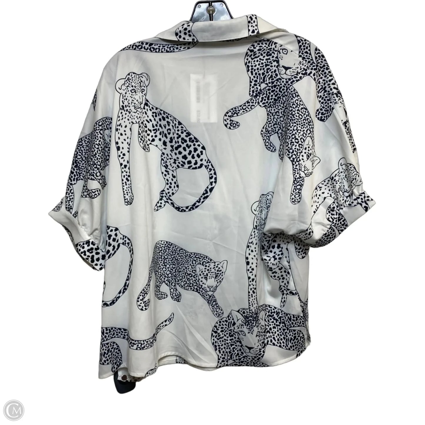 Top Short Sleeve By Cmf In White, Size: S