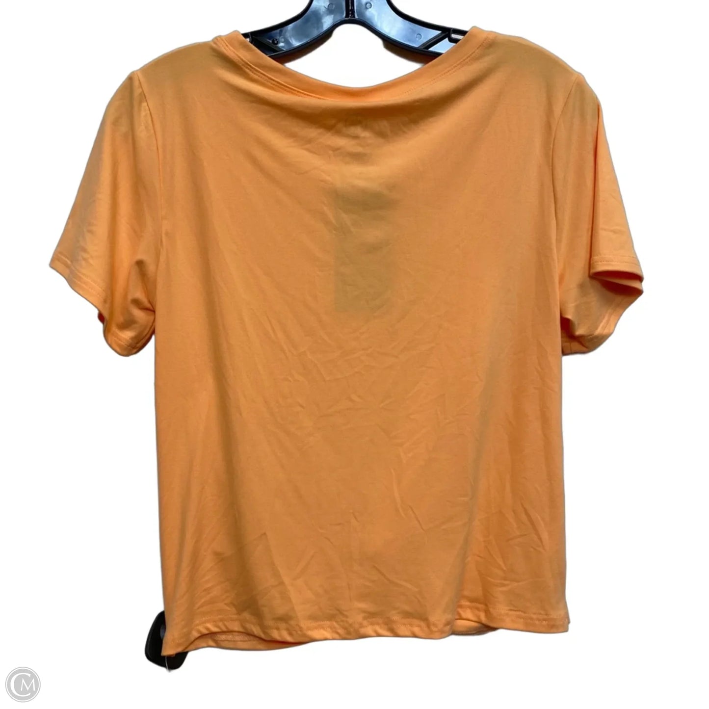 Athletic Top Short Sleeve By Move Theology In Orange, Size: M
