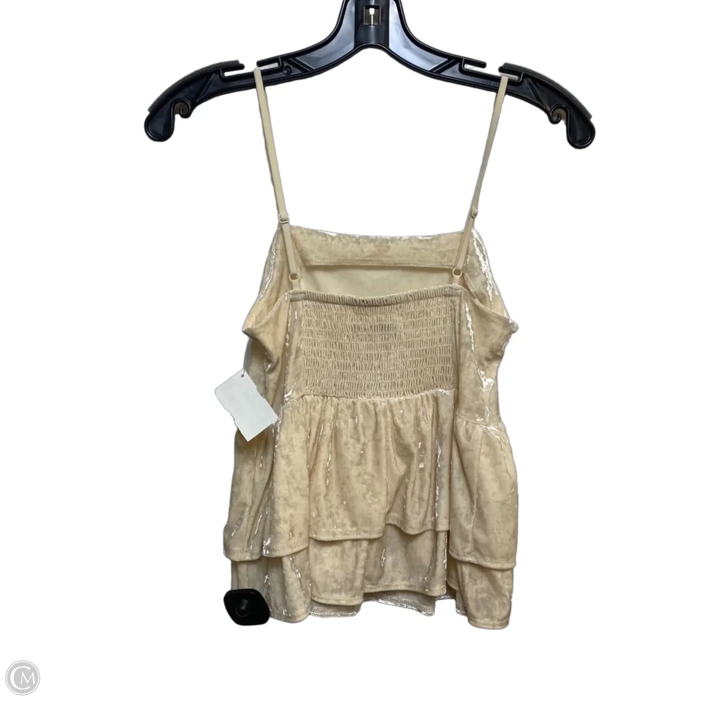 Top Sleeveless By American Eagle In Cream, Size: Xs