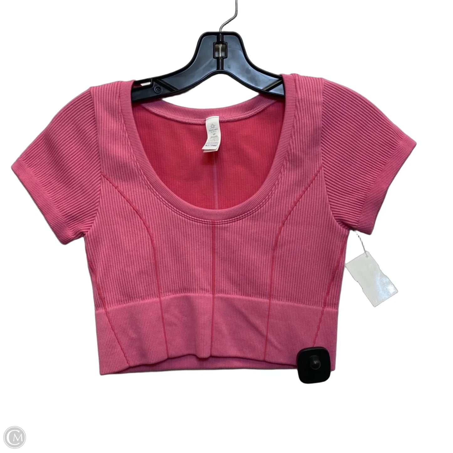 Athletic Top Short Sleeve By Offline By Aerie In Pink, Size: S
