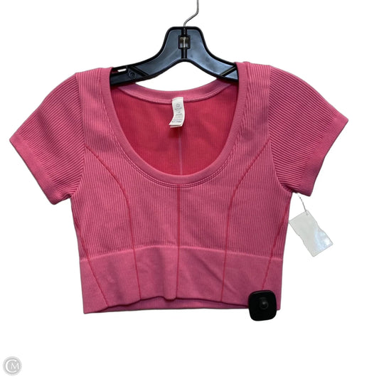 Athletic Top Short Sleeve By Offline By Aerie In Pink, Size: S